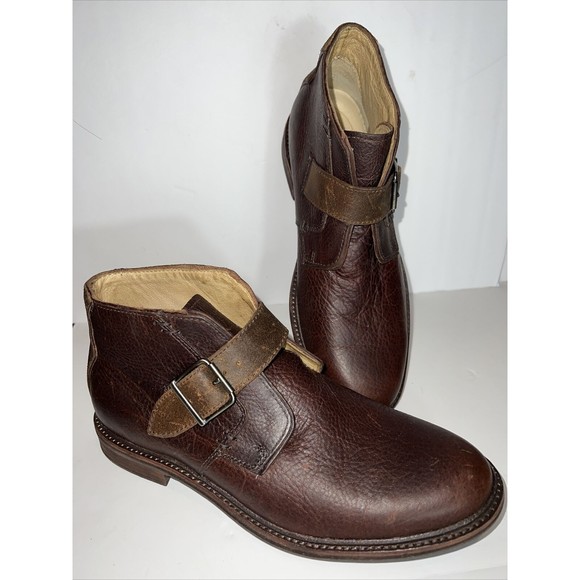 UGG Australia Men\'s Graham Espresso Leather Ankle Boots Size 8 M main image 4